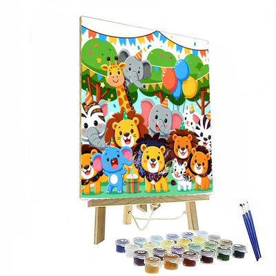 Wonderful Wild Animal Party Paint By Number