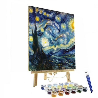 Van Gogh's Starry Night Reverie Number Painting