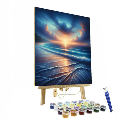 Whispering Waves At Dusk Paint By Numbers Kits