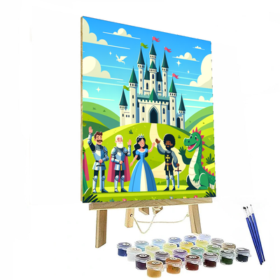 Charming Castle Adventure Painting By Numbers Kit