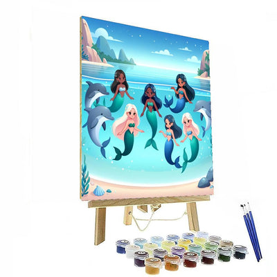 Fantasy Seaside DIY Paint By Numbers