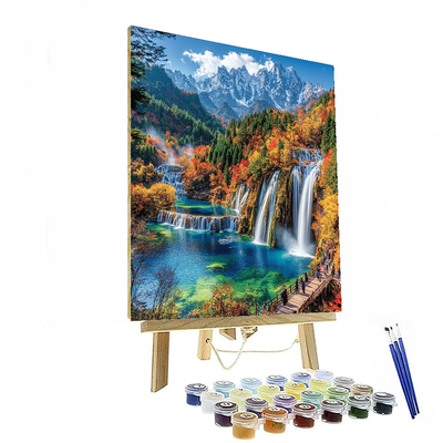 Jiuzhaigou Valley DIY Paint By Numbers