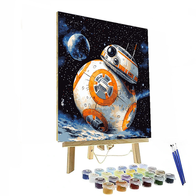 Star Wars Bb-8 Galactic Adventure - Disney Inspired Numbered Painting Kits