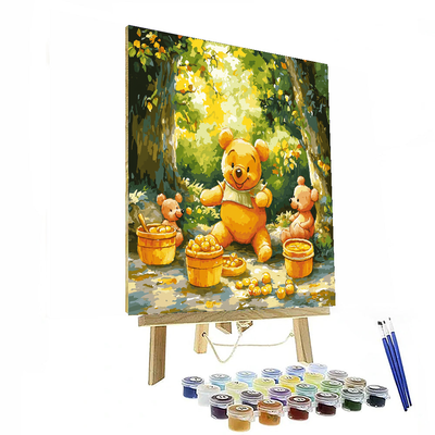 Winnie The Pooh's Adventure - Disney Inspired Paint By Color