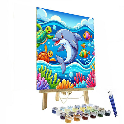 Ocean Friends And Fun DIY Paint By Numbers