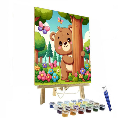 Giggles The Baby Bear Number Painting