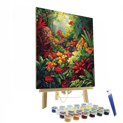 Frida Kahlo Inspired Vivid Gardens  Paint By Numbers Art