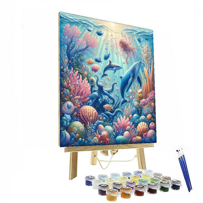 Ariel's Oceanic Splendor Paint By Number