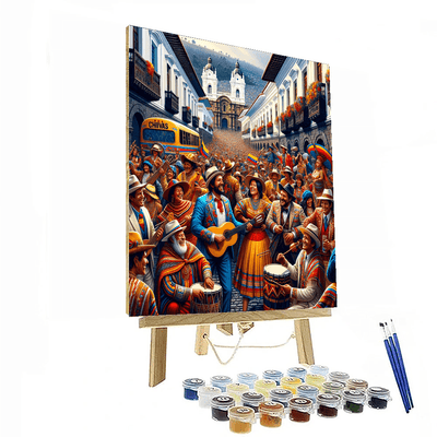 Fiestas De Quito - Ecuador Numbered Painting Kits