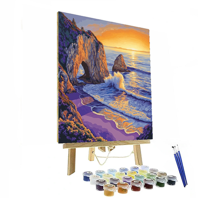 Pfeiffer Beach's Purple Sands Paint By Numbers Kits