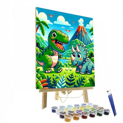 Dinosaur Explorers Painting By Numbers Kit