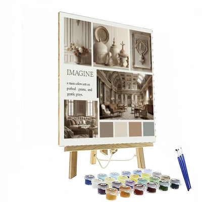 Vintage Charm Escape Numbered Painting Kits