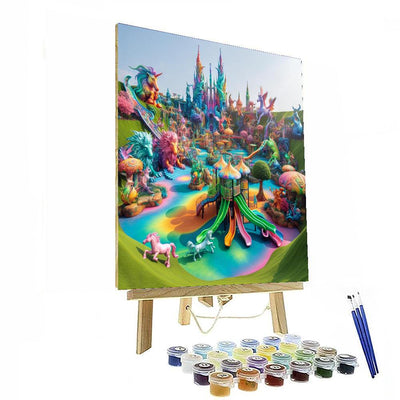 Whimsical Fantasy Playground Paint By Numbers Kits