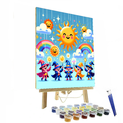 Wonderous Weather Wizards DIY Paint By Numbers