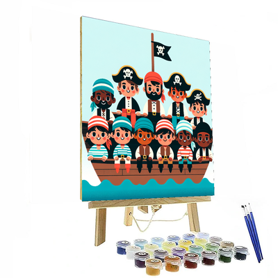 Playful Pirates Painting By Numbers Kit