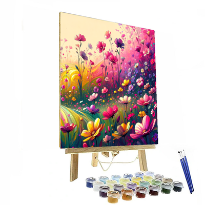 Wildflower Meadow Melody Painting By Numbers Kit