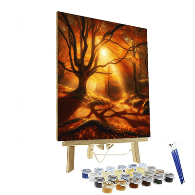 Magical Autumn Glade Paint By Number