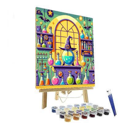 Magic Potion Brewing Paint By Numbers Art