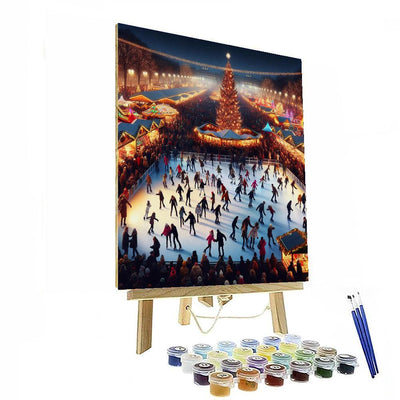 Winter Wonderland - Hyde Park, London Painting By Numbers Kit