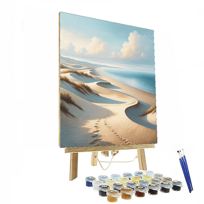 Serene Coastal Pathway Paint By Numbers Kits