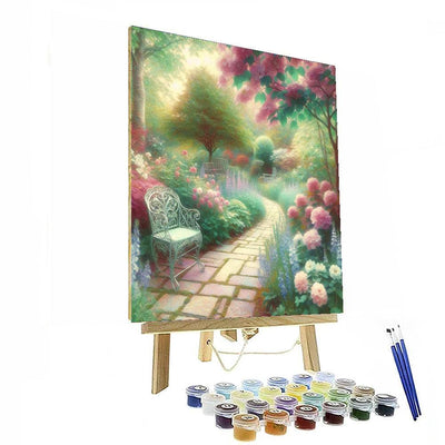 Monet's Garden Reflections Painting Number Kit