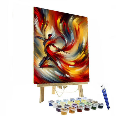 Dynamic Abstract Energy Paint By Color