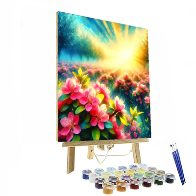 Springtime In Bloom Number Painting