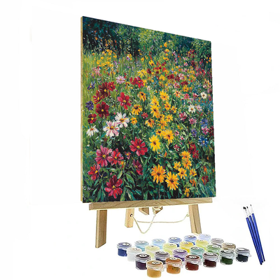 Claude Monet Inspired Wildflower Meadows  Paint By Numbers Kits