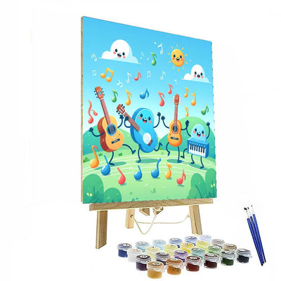 Wonderland Of Musical Dreams Paint By Numbers Kits