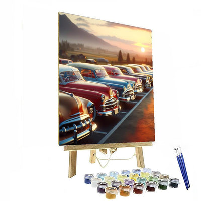 Timeless Vintage Cars Paint By Numbers