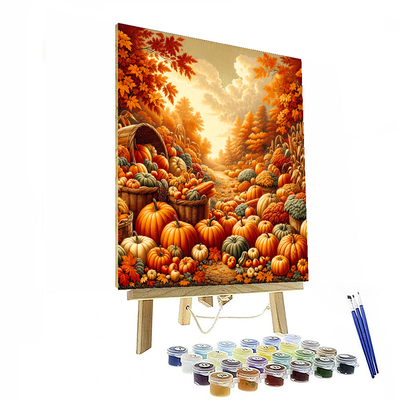 Autumn Harvest Glow Paint By Color