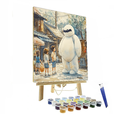 Baymax's Healthcare Adventure - Disney Inspired Number Painting