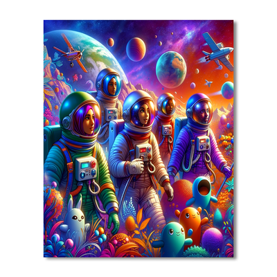 Adventures In Space Paint By Color