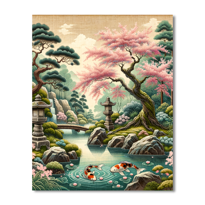 Zen Garden Puzzle Experience Paint By Numbers Kits