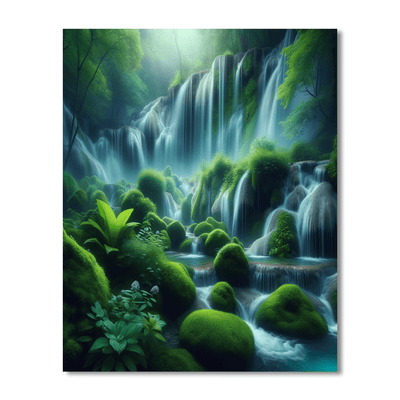 Tranquil Zen Waterfall Paint By Numbers Kits