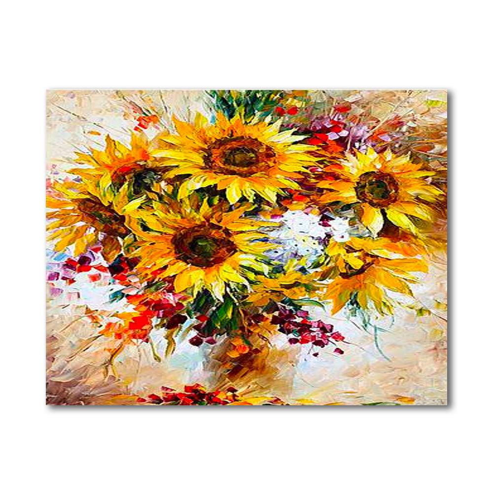 Sunflowers Paint By Number Painting Set – Artistry Rack