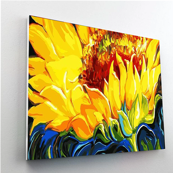 Sunflower Macro Paint By Number Painting Set – Artistry Rack